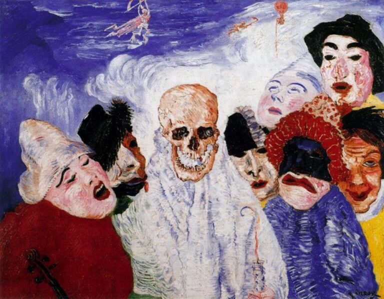 Death And The Masks By James Ensor