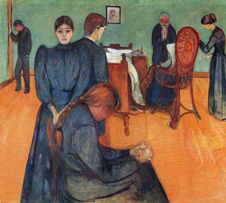 Edvard Munch Death In The Sickroom
