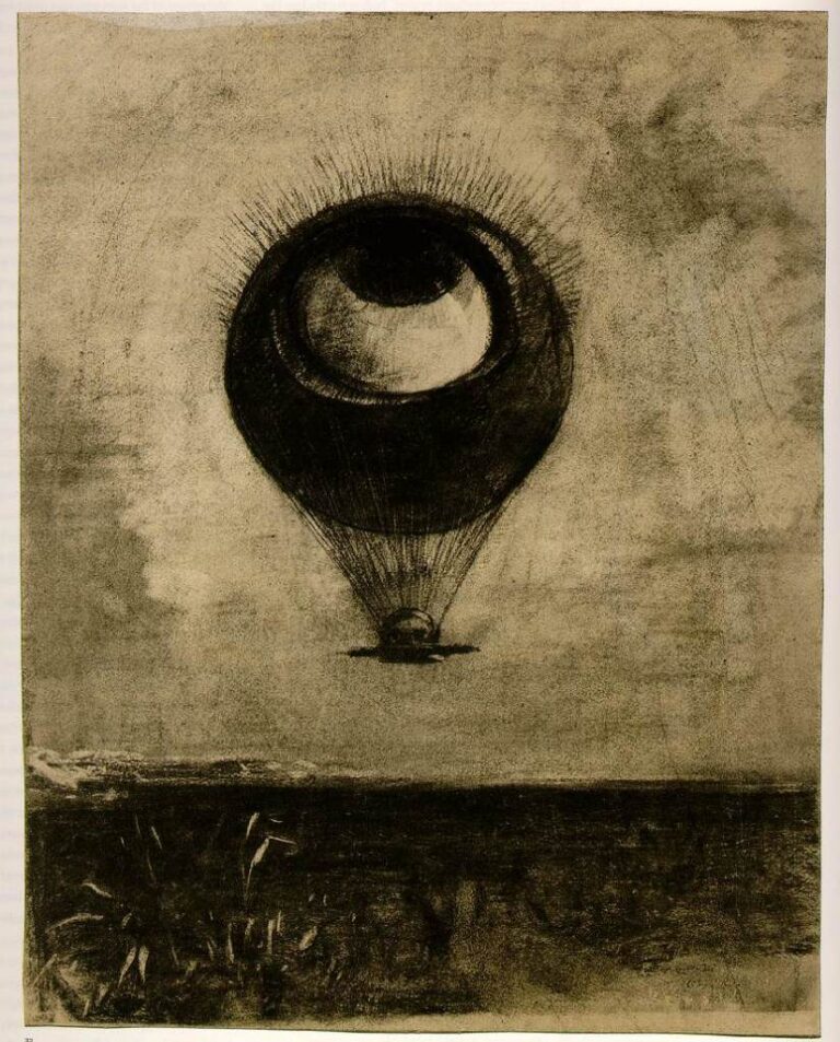 Eye Balloon By Odilon Redon