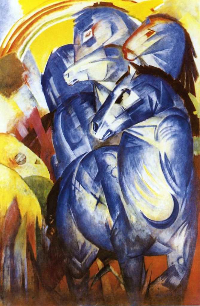 Franz Marc The Tower Of Blue Horses
