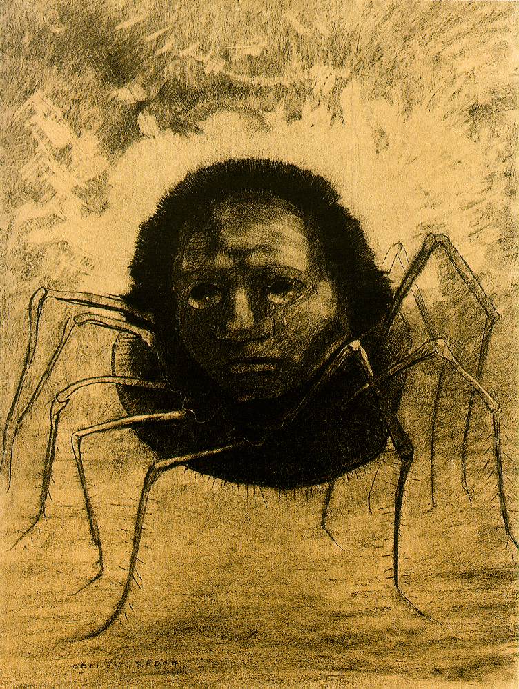 The Crying Spider By Odilon Redon